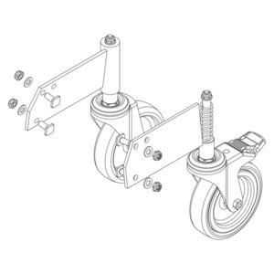Günzburger Steigtechnik Rollensatz