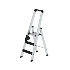 Günzburger Steigtechnik Stufen-Stehleiter einseitig begehbar mit clip-step relax