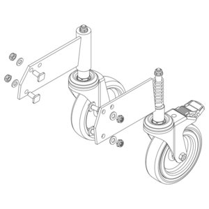 Günzburger Steigtechnik Rollensatz