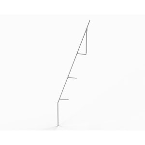 Euroline Treppengeländer für Treppe Nr. 510 mit 45 Grad