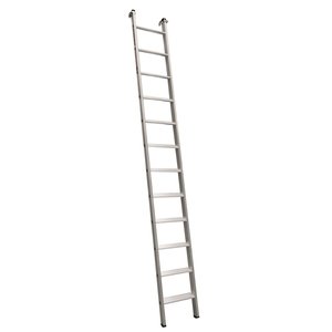Euroline Alu-Stufenanlegeleiter /Anlegetreppe mit Vario Einhängehaken Nr. 30176