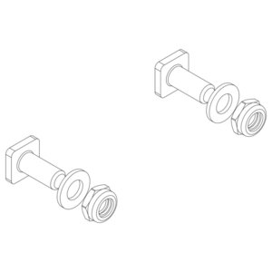 Günzburger Steigtechnik Montagesatz für Streben