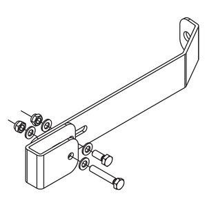 Hailo Professional Wandhalter 120 - 150 mm für Holm 60x20