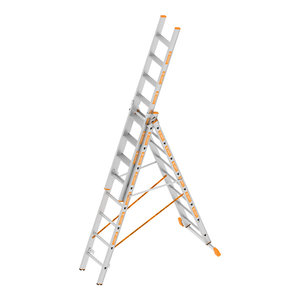 Layher 3-teilige Allzweckleiter TOPIC 1041