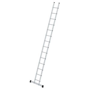 Günzburger Steigtechnik Sprossen-Anlegeleiter 350 mm breit mit Standard-Traverse