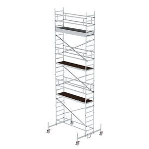 Günzburger Steigtechnik Rollgerüst 0,75 x 2,45 m mit Fahrbalken