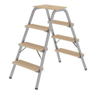 Günzburger Steigtechnik Stahl-Holz-Tritt