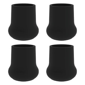 Günzburger Steigtechnik Außenschuh für Aluminium-Arbeitspodest starr ø 30 schwarz