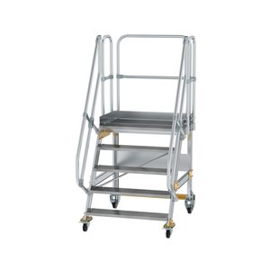 Günzburger Steigtechnik Plattformtreppe fahrbar 60° Stufenbreite 1000 mm