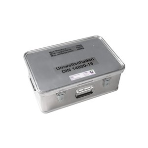 Günzburger Steigtechnik Kasten mit Beschriftung  "Umweltschaden" Größe 1