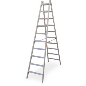 ZARGES Cresta B - Holz-Stehleiter 2x10 Sprossen