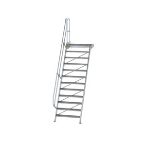 Günzburger Steigtechnik Treppe mit Plattform 60° Stufenbreite 1000 mm