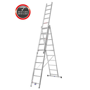 Hymer ALU-PRO Mehrzweckleiter, dreiteilig