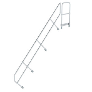 Günzburger Steigtechnik Zweiter Handlauf für Treppe mit Plattform 45°