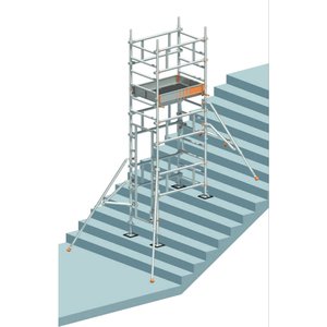 Layher Treppen-Kit Erweiterung SoloTower, kein komplettes Gerüst