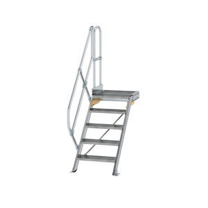 Günzburger Steigtechnik Treppe mit Plattform 45° Stufenbreite 600 mm
