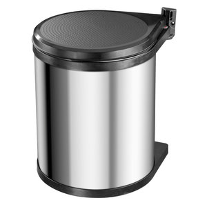 Hailo Compact-Box M - Einbaumülleimer Edelstahl