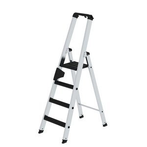 Günzburger Steigtechnik Stufen-Stehleiter 250 kg einseitig begehbar mit clip-step R13