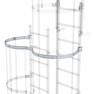 Günzburger Steigtechnik Rückenschutzbügel versetzte Ausführung