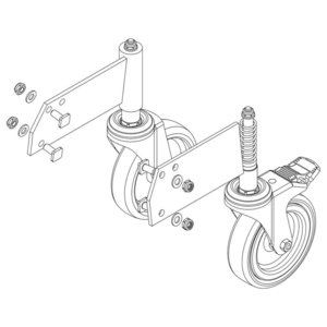 Günzburger Steigtechnik Rollensatz