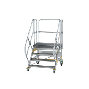 Günzburger Steigtechnik Plattformtreppe 45° fahrbar Stufenbreite 1000mm