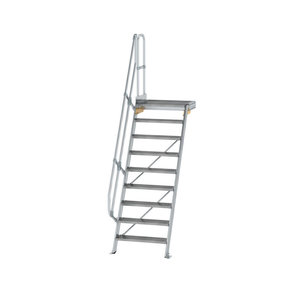 Günzburger Steigtechnik Treppe mit Plattform 60° Stufenbreite 800 mm