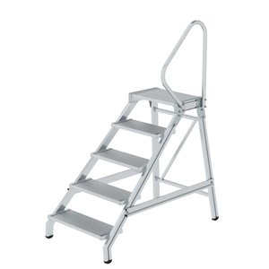 Günzburger Steigtechnik Montagetritt mit Handlauf