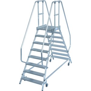 Krause STABILO PodestLeiter fahrbar, beidseitig begehbar