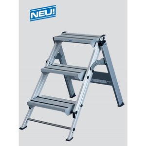 Krause STABILO klappbare Sicherheitstreppe ohne Bügel