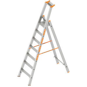 Layher Stufenstehleiter einseitig begehbar TOPIC
