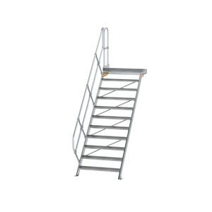 Günzburger Steigtechnik Treppe mit Plattform 45° Stufenbreite 1000 mm