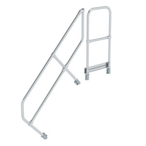 Günzburger Steigtechnik Zweiter Handlauf für Treppe mit Plattform 45°