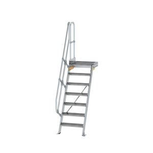 Günzburger Steigtechnik Treppe mit Plattform 60° Stufenbreite 600 mm