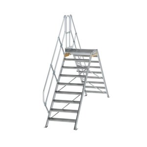 Günzburger Steigtechnik Überstieg 45° Stufenbreite 800 mm