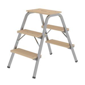 Günzburger Steigtechnik Stahl-Holz-Tritt