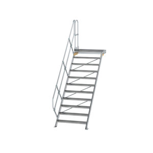 Günzburger Steigtechnik Treppe mit Plattform 45° Stufenbreite 1000 mm