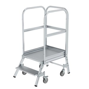 Günzburger Steigtechnik Podesttreppe einseitig begehbar