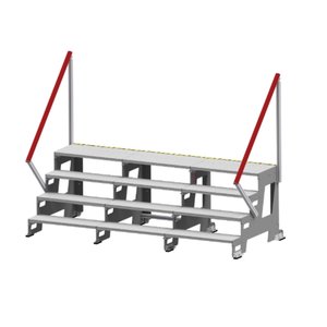 Hymer Industrietritt, Grundmodul, Stufenbreite 600 mm