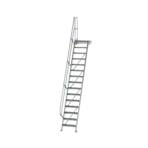 Günzburger Steigtechnik Treppe mit Plattform 60° Stufenbreite 600 mm