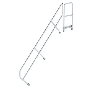 Günzburger Steigtechnik Zweiter Handlauf für Treppe mit Plattform 45°