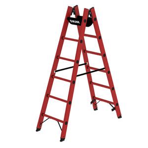 Günzburger Steigtechnik Sprossen-Stehleiter GFK