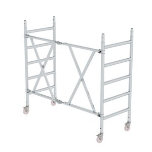 Günzburger Steigtechnik Klapprahmeneinheit mit Lenkrollen