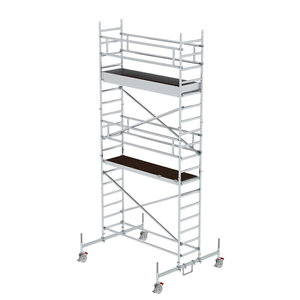 Günzburger Steigtechnik Rollgerüst 0,75 x 2,45 m mit Fahrbalken