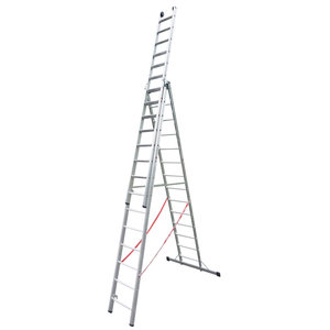 Euroline Alu-Stufen-Mehrzweckleiter 3-teilig