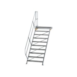 Günzburger Steigtechnik Treppe mit Plattform 45° Stufenbreite 1000 mm