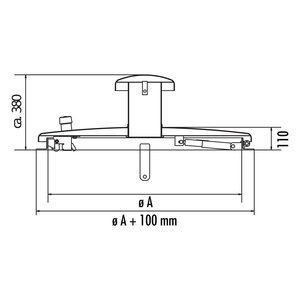 Hailo Professional HS 4 mit Isolierung / Ø600