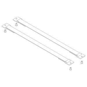 Günzburger Steigtechnik Spreizsicherung Gurtband 467 mm mit Befestigungsplatten 1 Satz = 2 Stück, inkl.