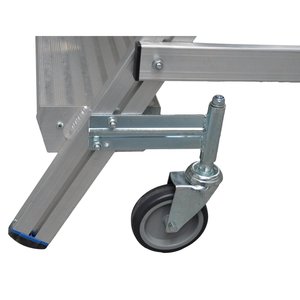 Krause STABILO PodestLeiter fahrbar, beidseitig begehbar