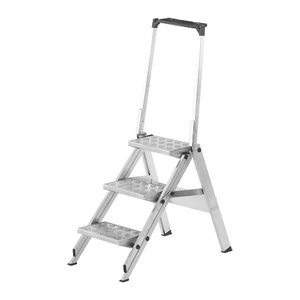 Hymer Sicherheitstreppe mit Aluminiumbelag und Bügel