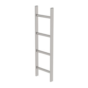Günzburger Steigtechnik Schachtleiter Edelstahl V4A 300mm Lichte Weite